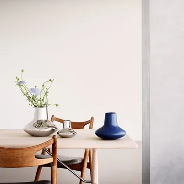 Henning Koppel maljakko, ruostumatonta terästä - Pieni, 12,4 cm - Georg Jensen