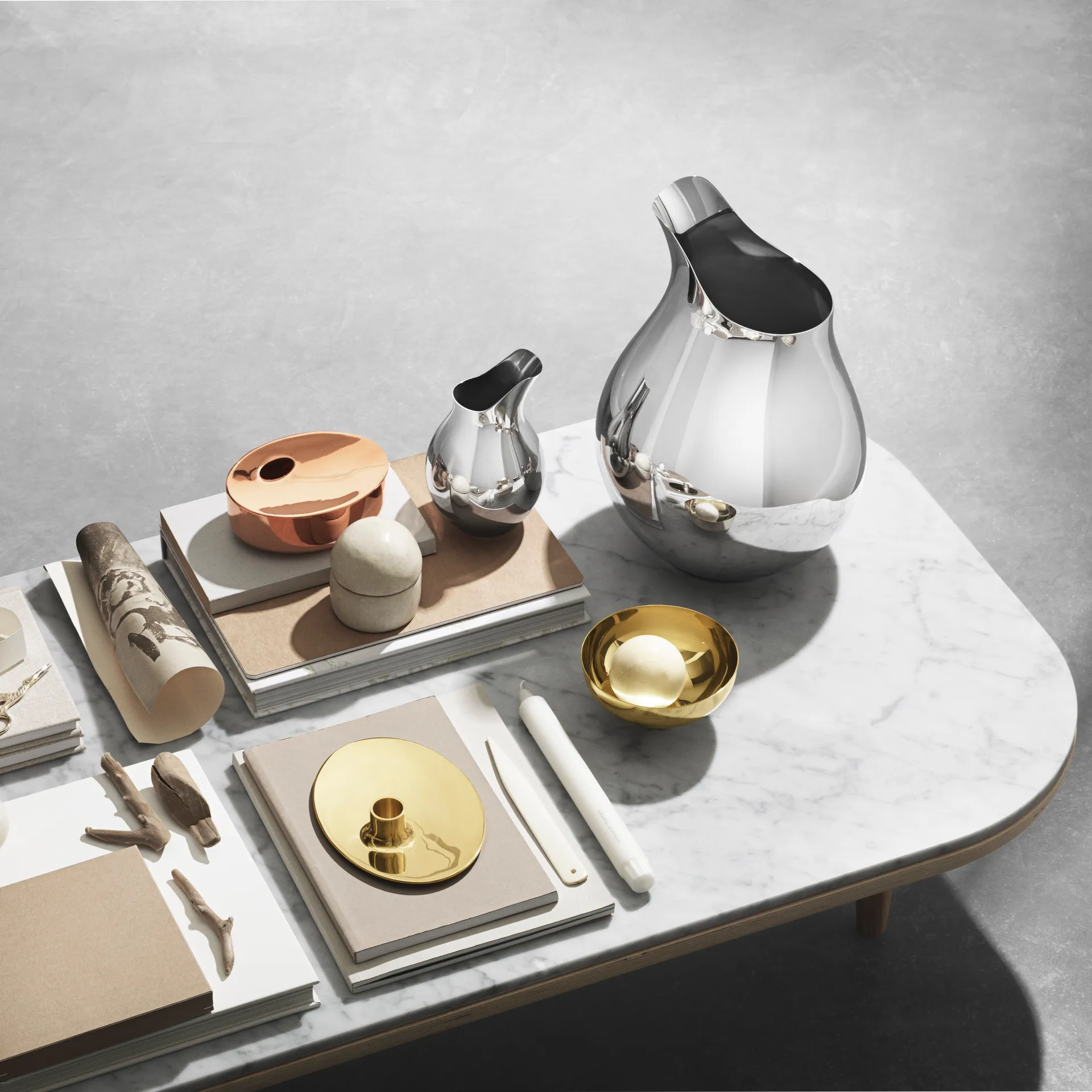 Ilse kulho messinki, Ø 12,5 cm Georg Jensen