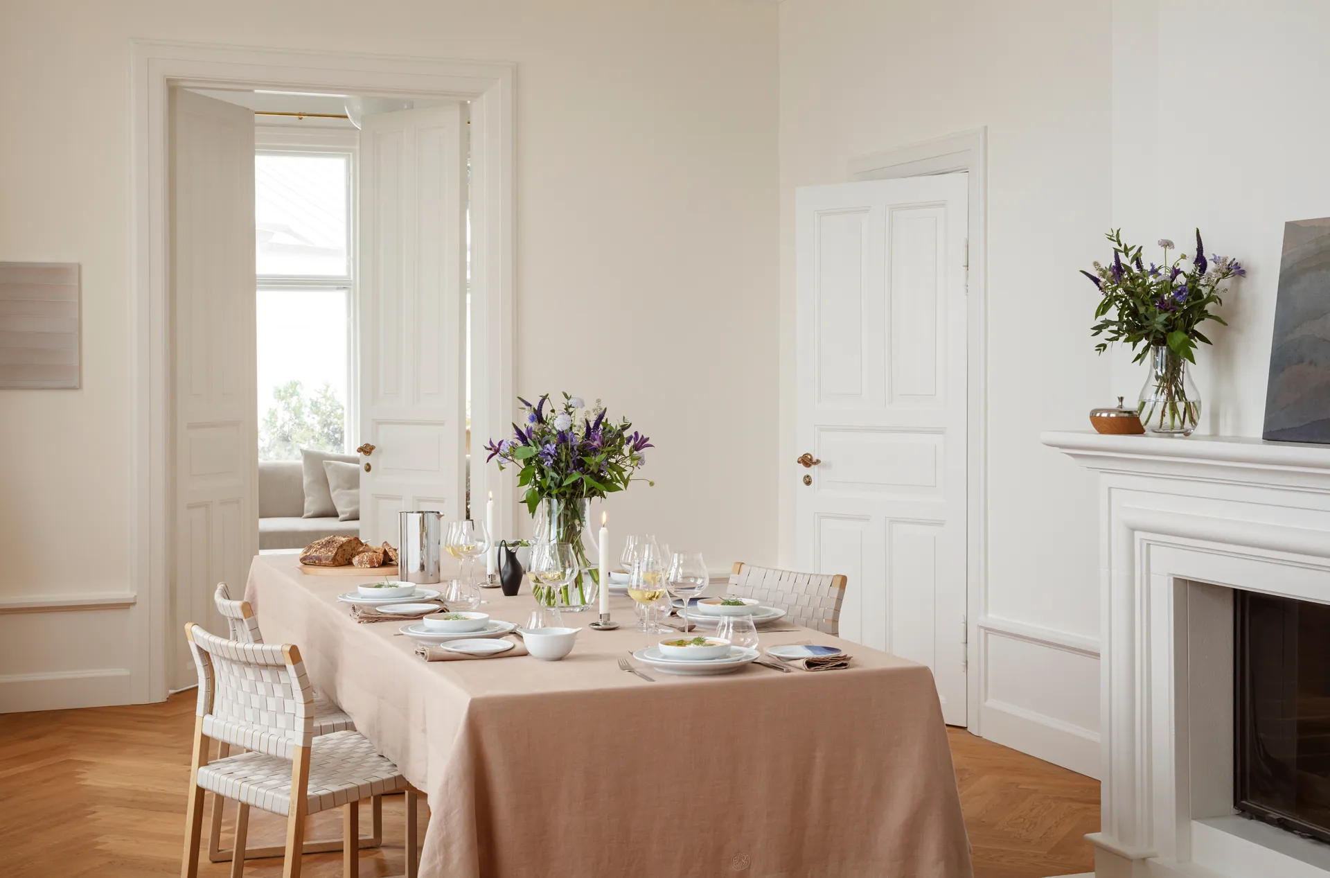 Koppel aterinsetti, Valkoinen Georg Jensen