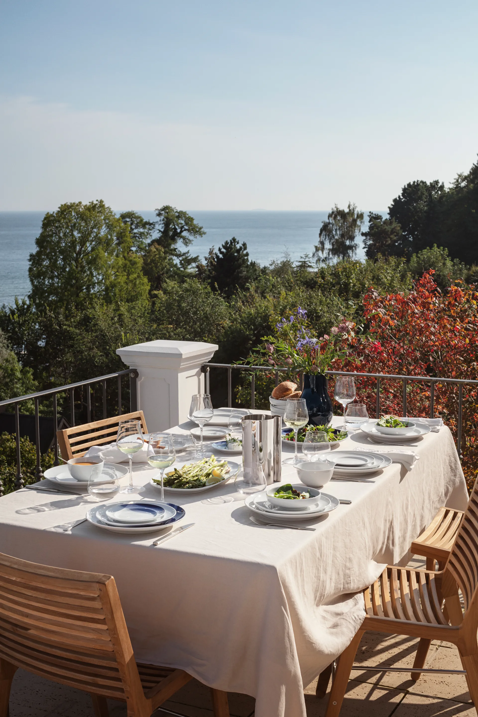 Koppel tarjoiluvati ovaali 23 cm, Valkoinen Georg Jensen