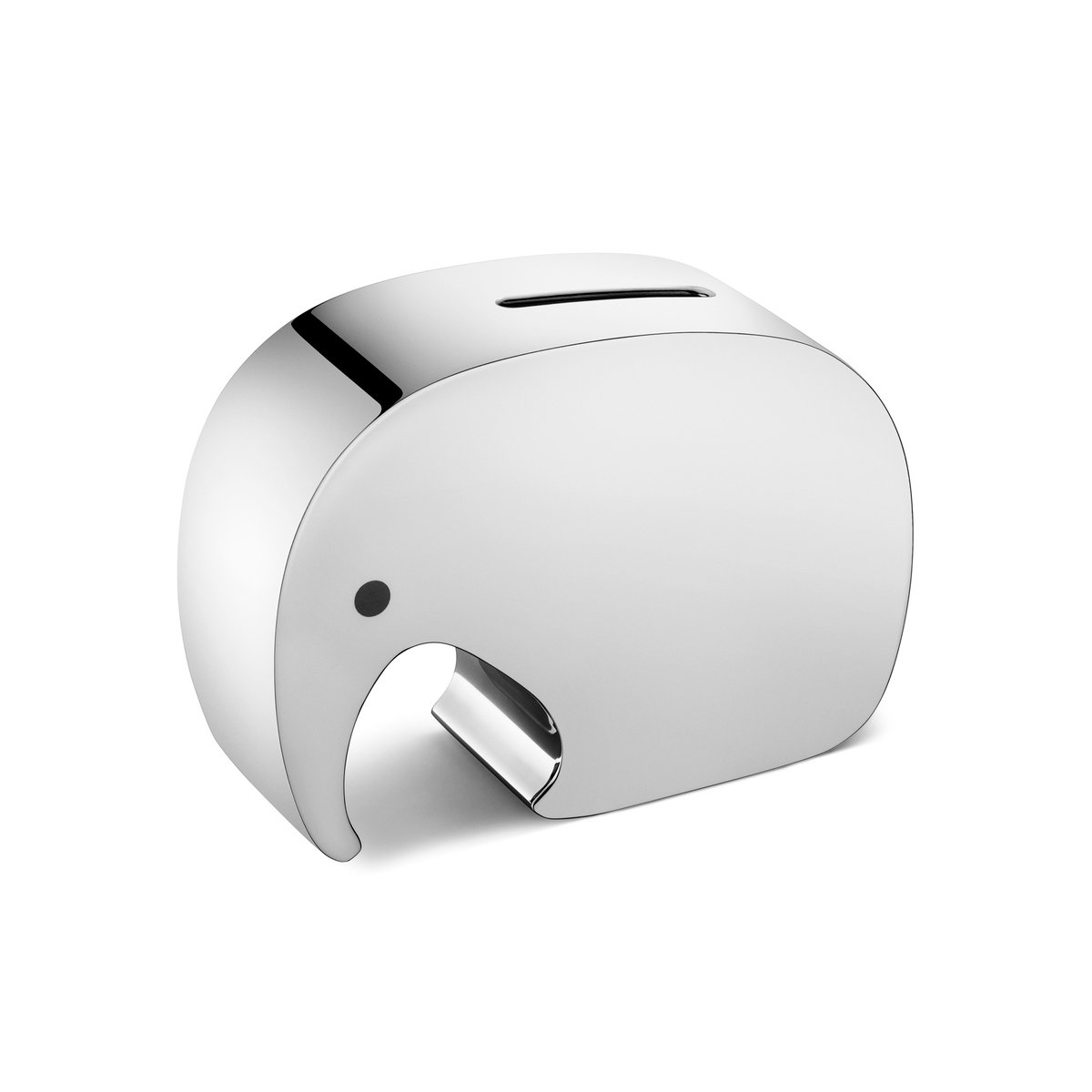 Georg Jensen Miniphant säästölipas 6×8,7 cm Ruostumaton teräs