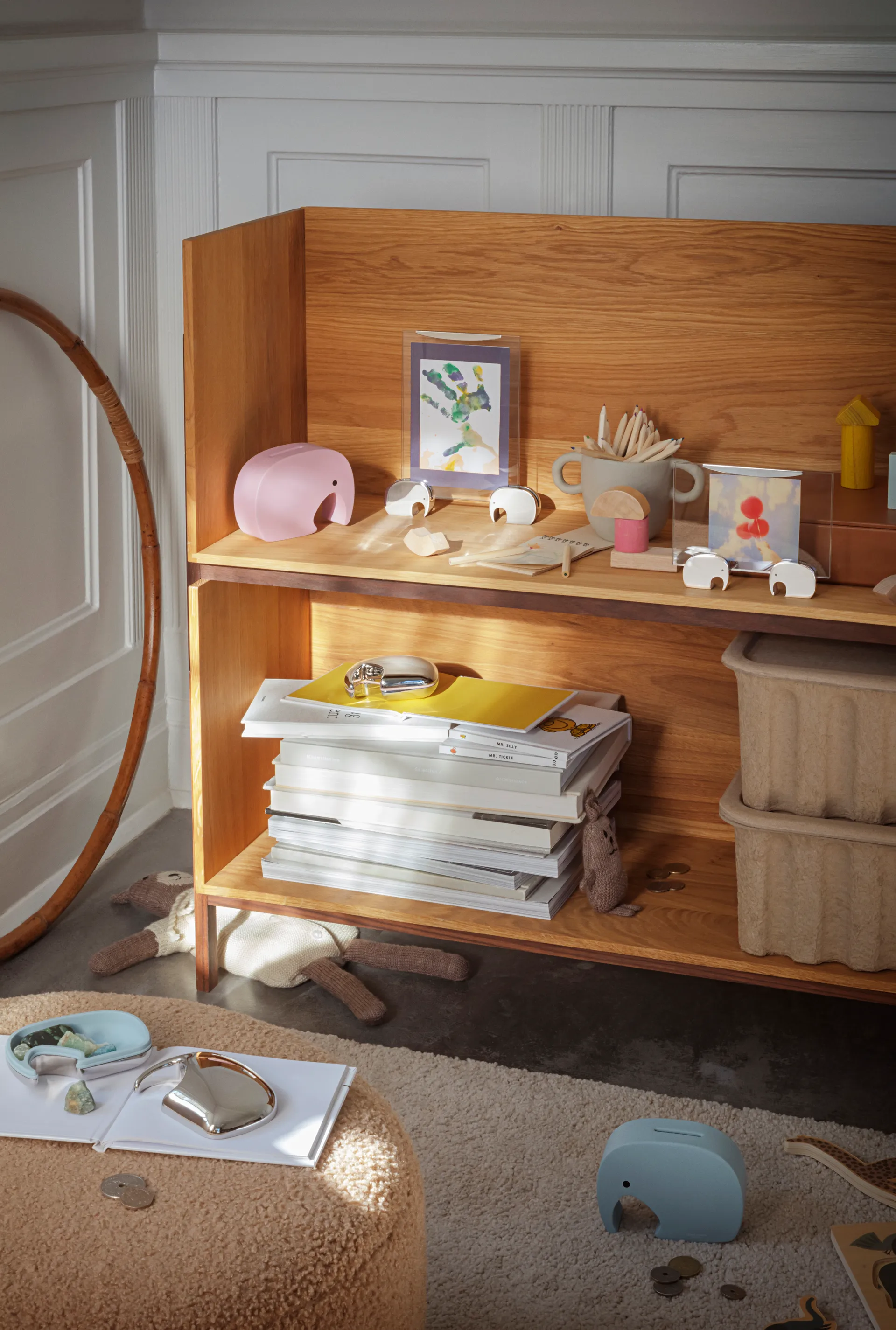 Miniphant säästölipas 6x8,7 cm, Strawberry blush Georg Jensen