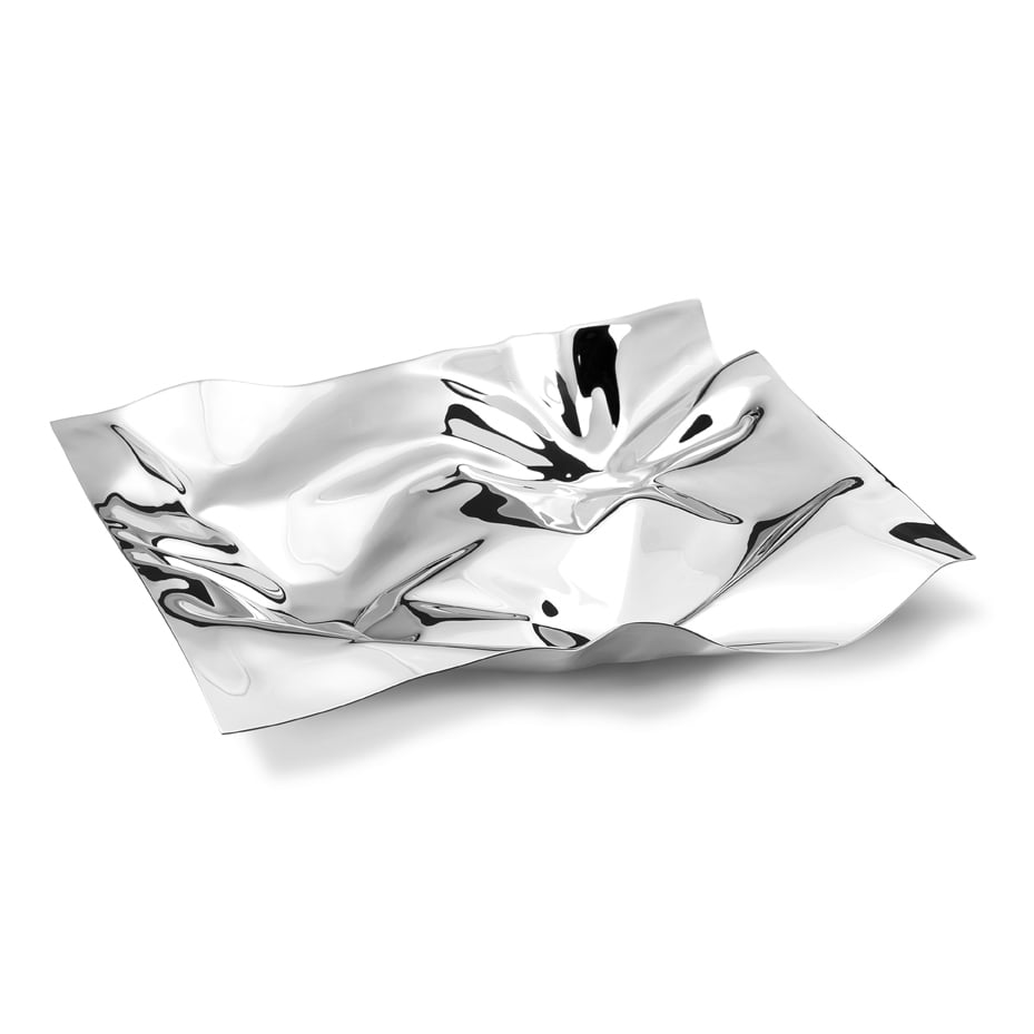 Georg Jensen Panton vati keskikokoinen | Skandinaavinen Sisustus | Koristekulhot | Hopeanvärinen