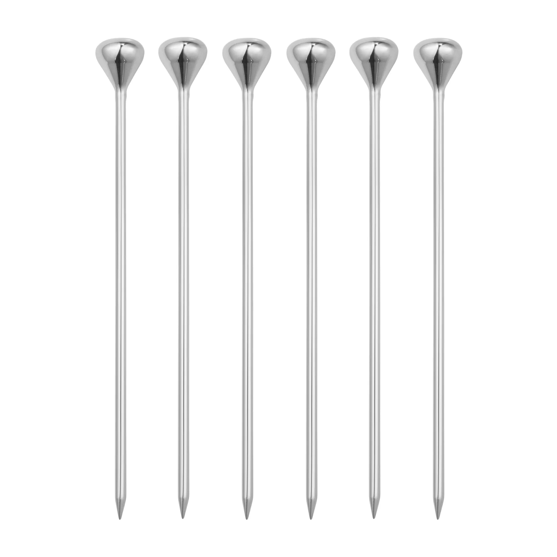 Sky cocktailtikut 6-pack, Ruostumaton teräs Georg Jensen