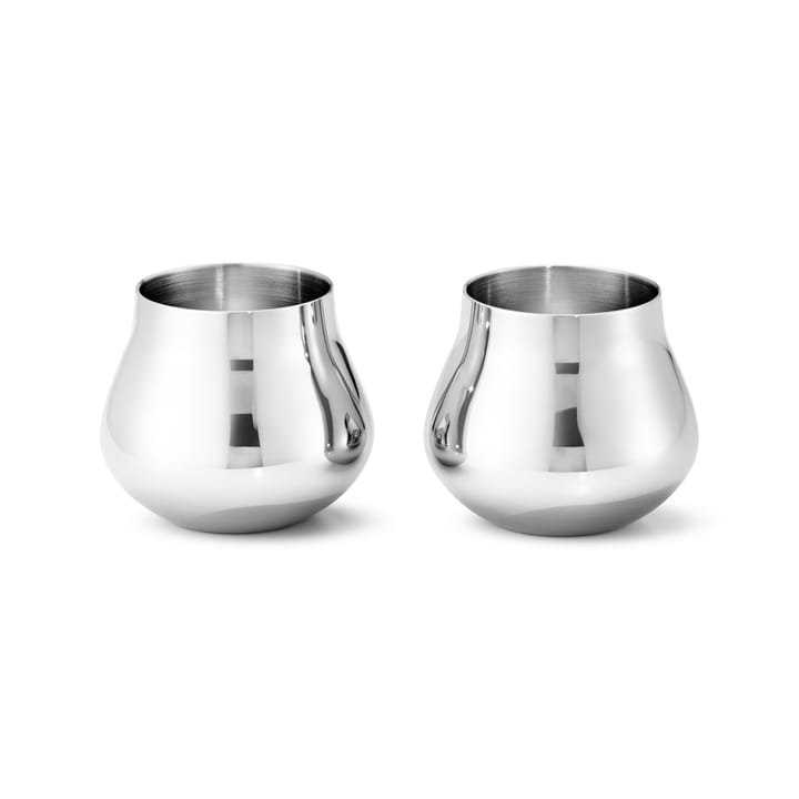 Sky snapsilasi 8 cl, 2-pakkaus - Ruostumaton teräs - Georg Jensen