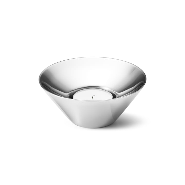 Tunes kynttilälyhty Ø 10,2 cm, Ruostumaton teräs Georg Jensen