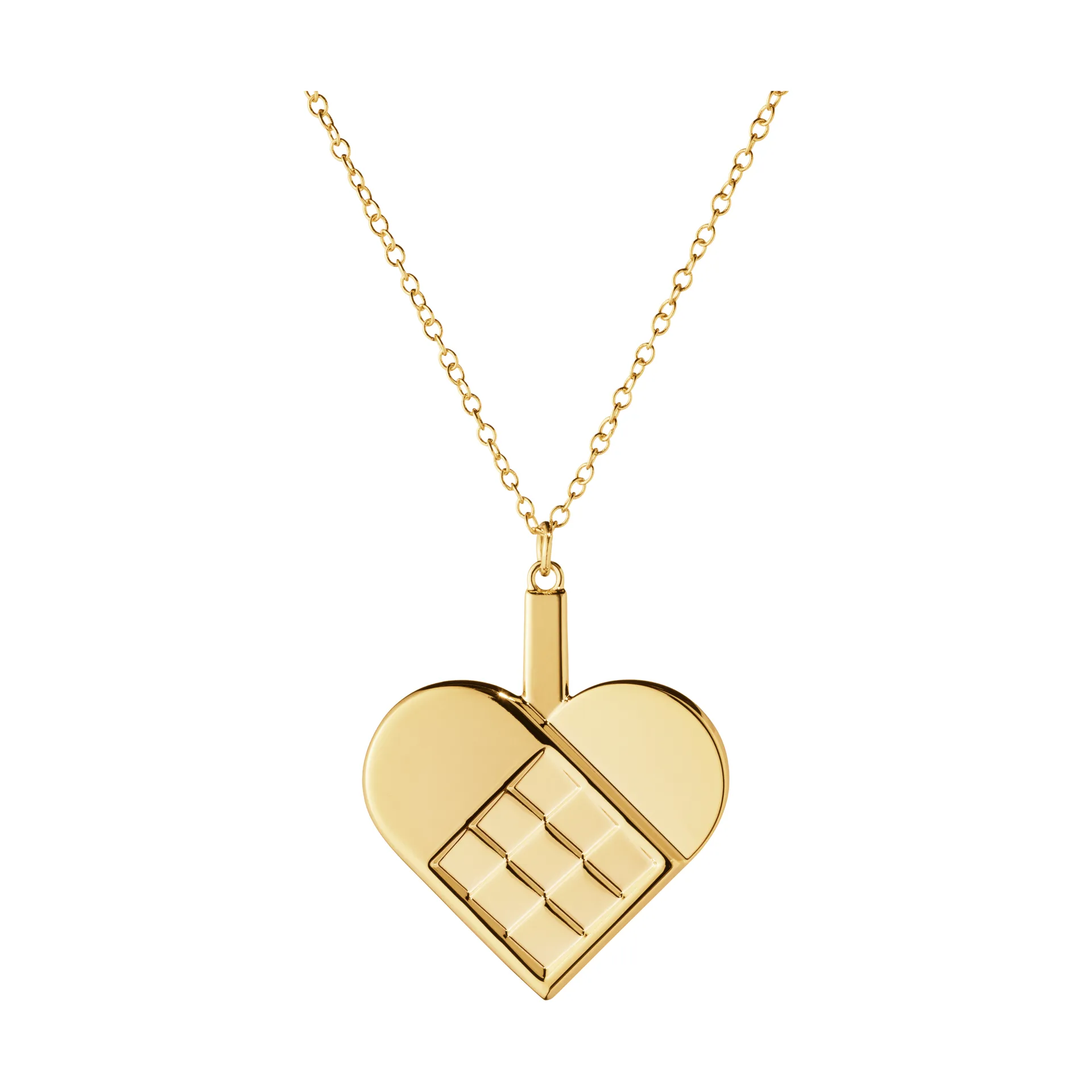 Vuoden 2025 joulukoriste sydän, Kultapinnoitettu sinkkiseos Georg Jensen