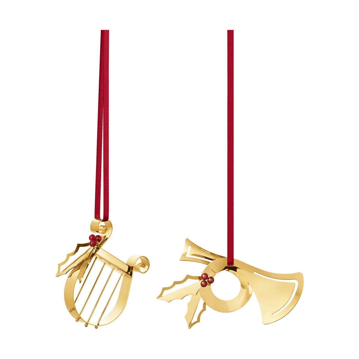 vuoden 2026 joulukoristesetti, kulta Georg Jensen