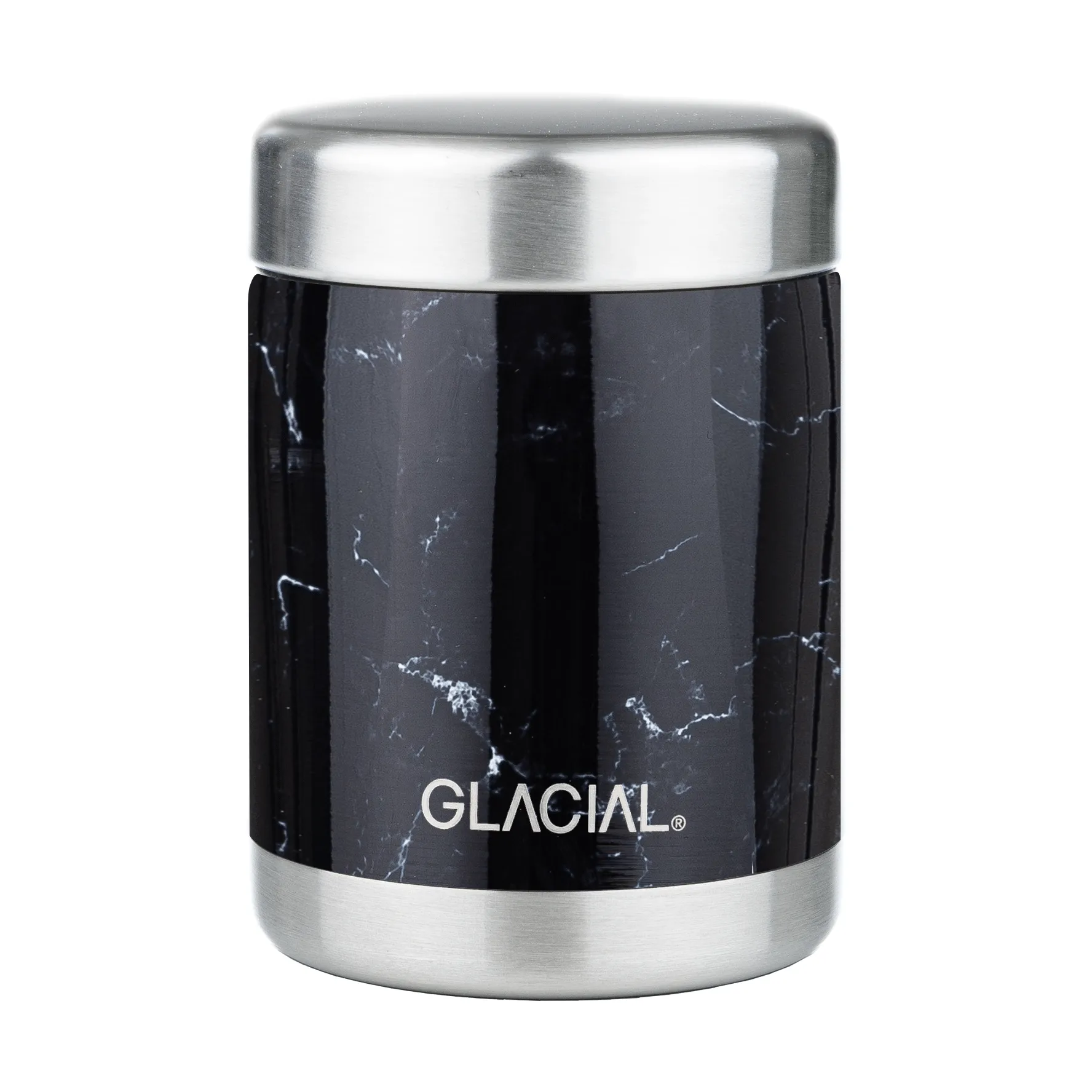 Glacial ruokatermos 350 ml, Black marble Glacial