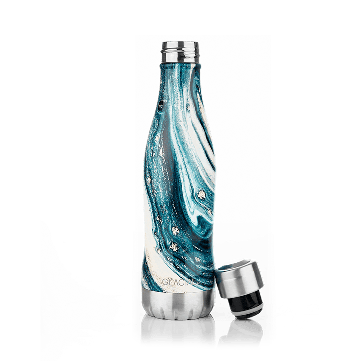 Glacial vesipullo 400 ml - Indigo marble - Glacial