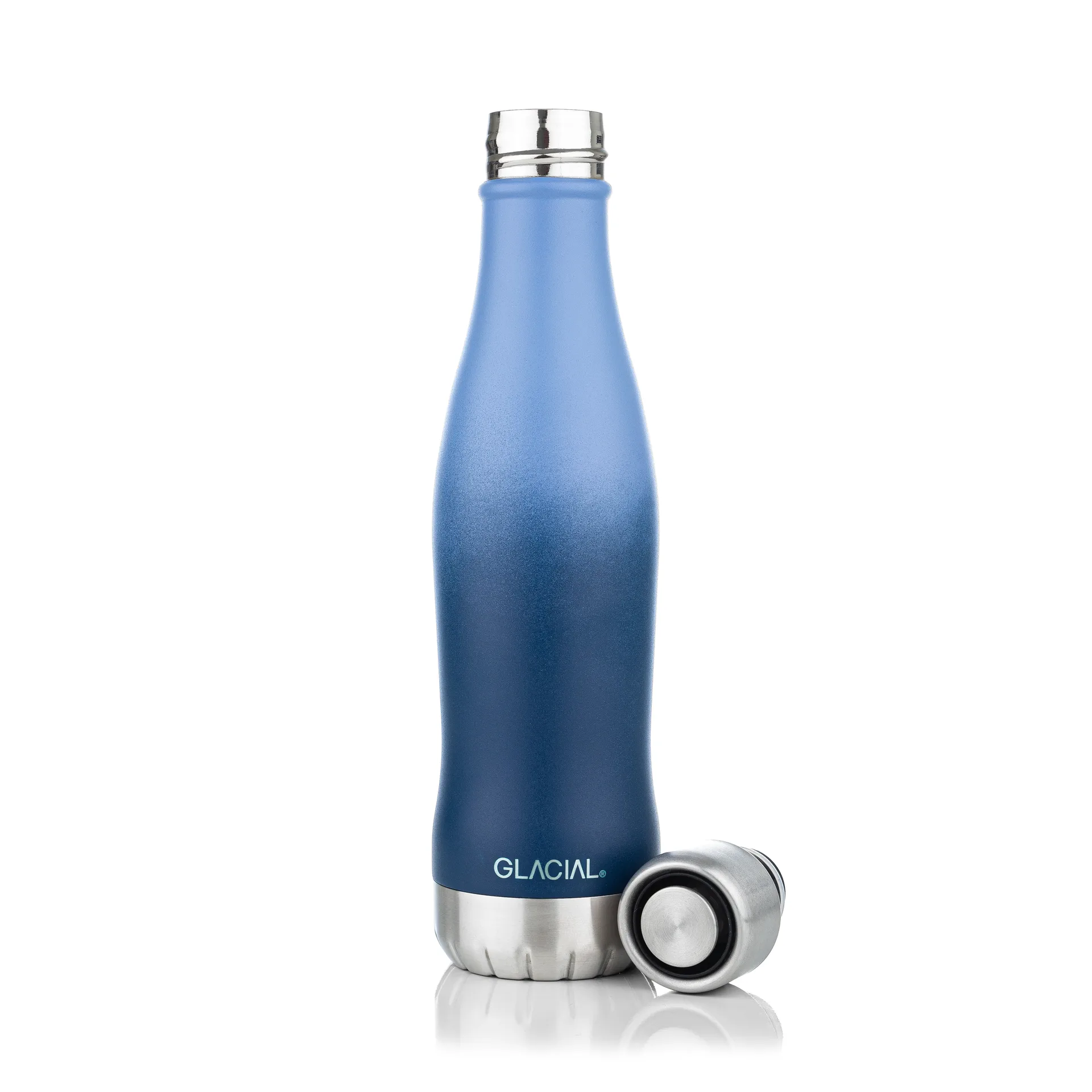 Glacial vesipullo active 400 ml, Blue fade Glacial