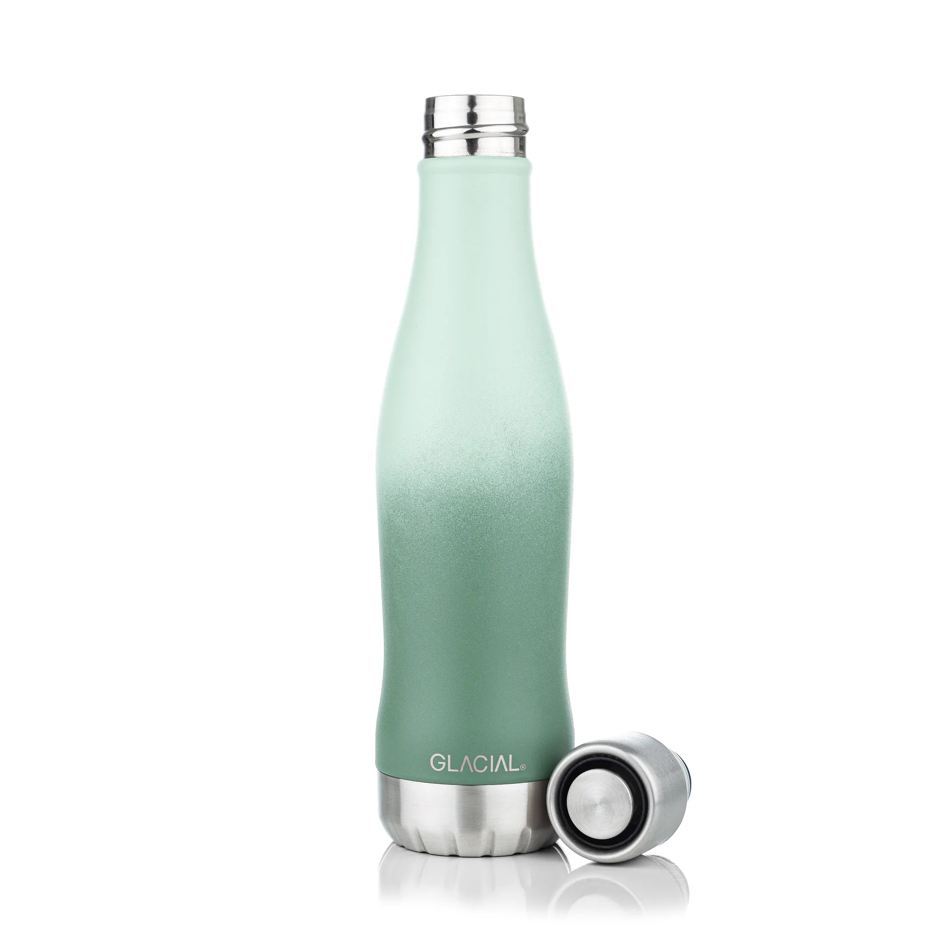 Glacial vesipullo active 400 ml, Green fade Glacial