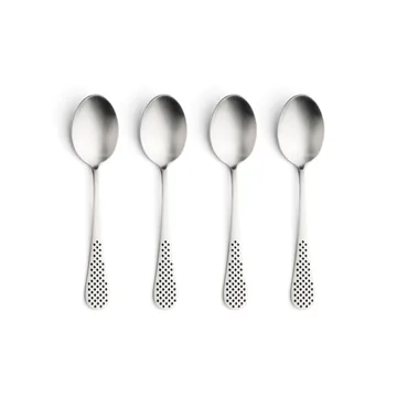 Classic ruokalusikka - Ruostumaton teräs, 18,7 cm, 4 kpl - Global