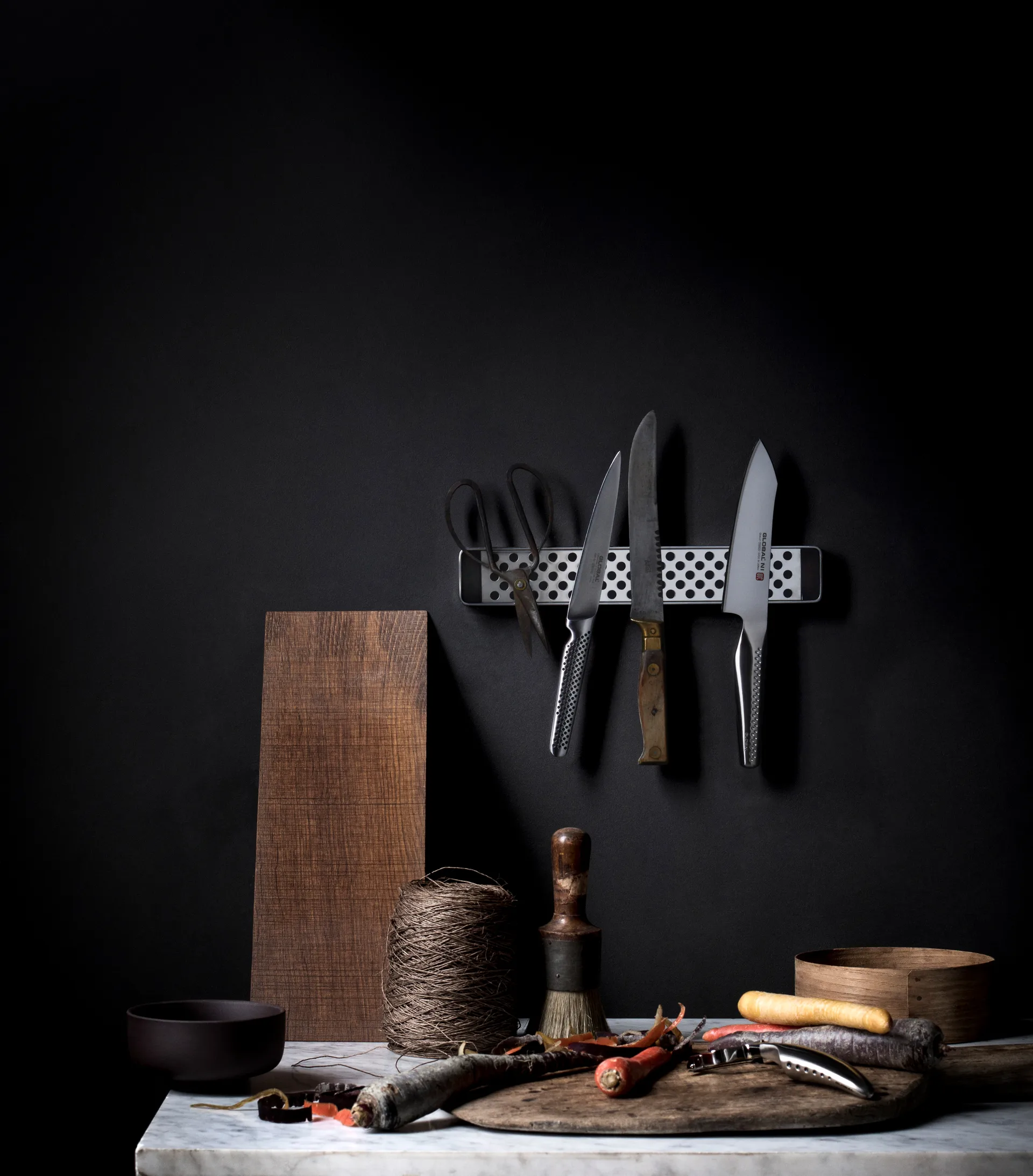 Global G-42 -magneettilista, ruostumaton teräs, 31 cm Global