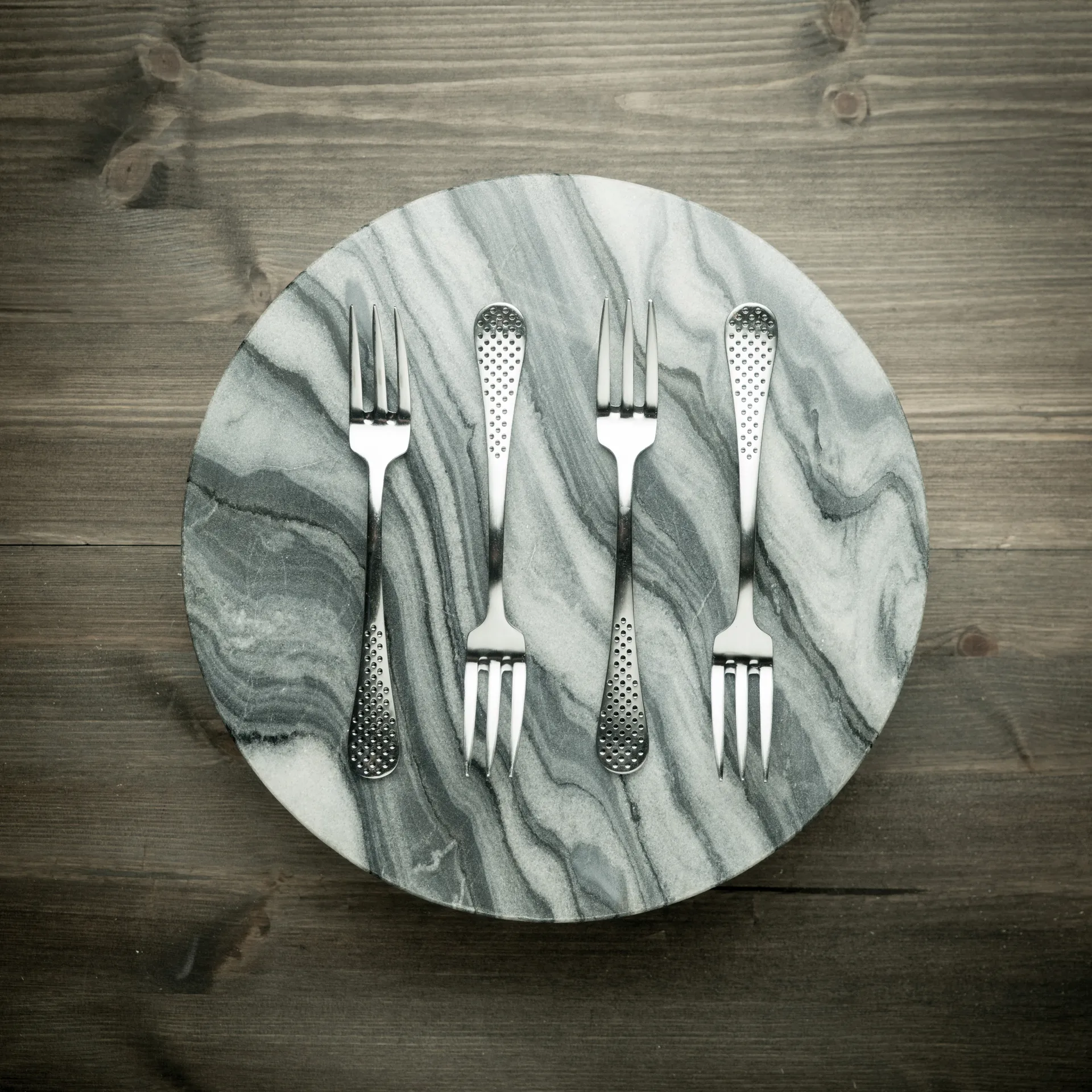 Global GT-002-4 Pöytähaarukka 4-pakkaus, ruostumaton teräs Global