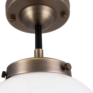 Alley plafondi IP44 - Antiikkimessinki-valkoinen - Globen Lighting