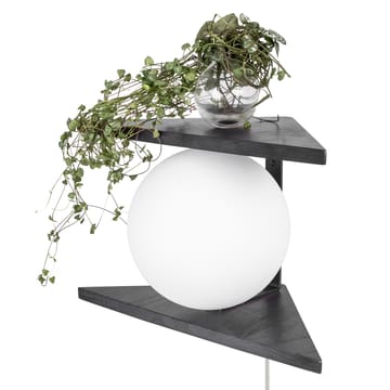 Angolo seinävalaisin - Musta - Globen Lighting
