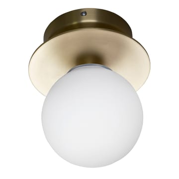 Art Deco IP44 seinävalaisin/kattovalaisin - Harjattu messinki - Globen Lighting