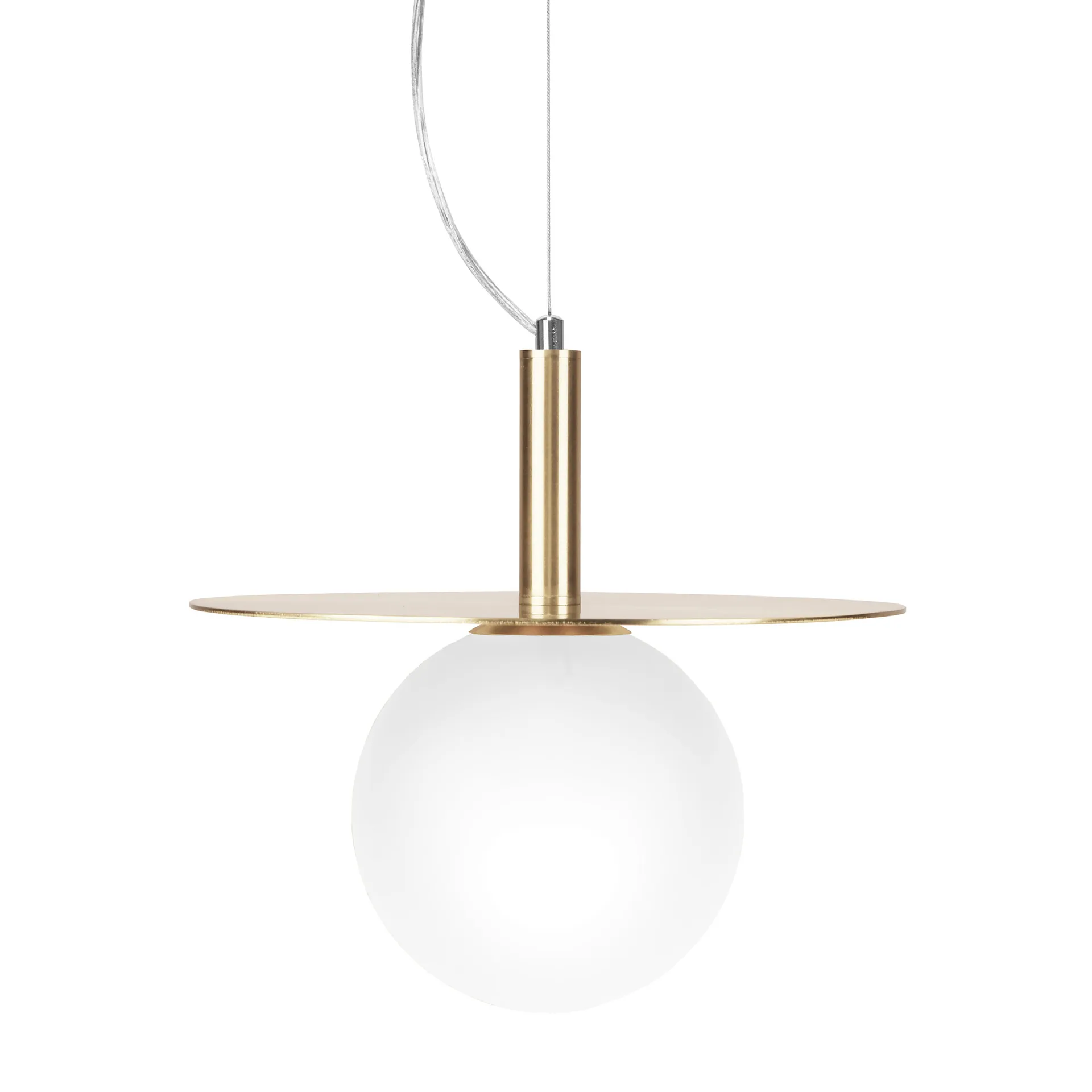 Art Deco kattovalaisin, Messinki-opaalilasi Globen Lighting