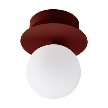 Art Deco -seinälamppu, plafondi - Punainen-valkoinen - Globen Lighting