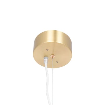 Astrid riippuvalaisin - Messinki/valkoinen, 8 lamppua - Globen Lighting