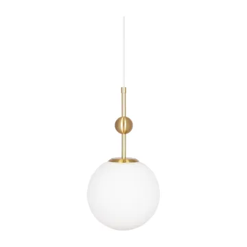 Astrid riippuvalaisin mini Ø 20 cm - Harjattu messinki-valkoinen - Globen Lighting