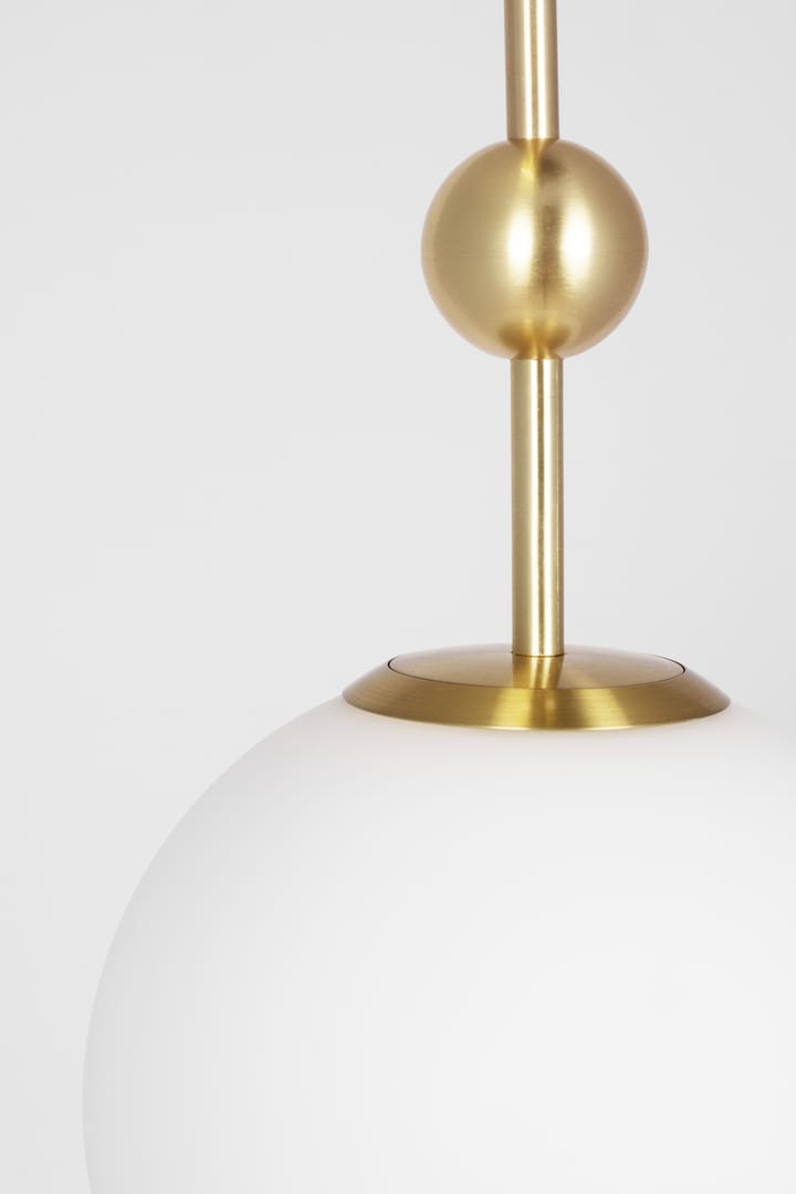 Astrid riippuvalaisin mini Ø 20 cm, Harjattu messinki-valkoinen Globen Lighting
