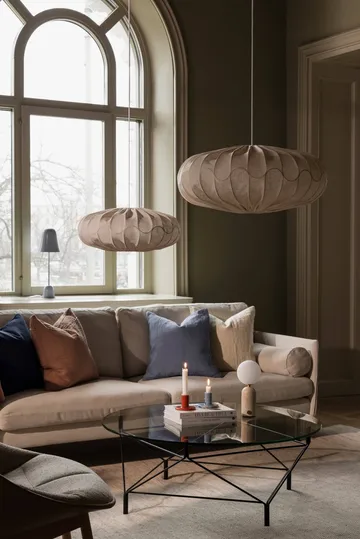 Bladverk lampunvarjostin Ø70 cm - Beige - Globen Lighting