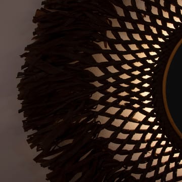Boho seinävalaisin peilillä Ø 90 cm - Ruskea - Globen Lighting