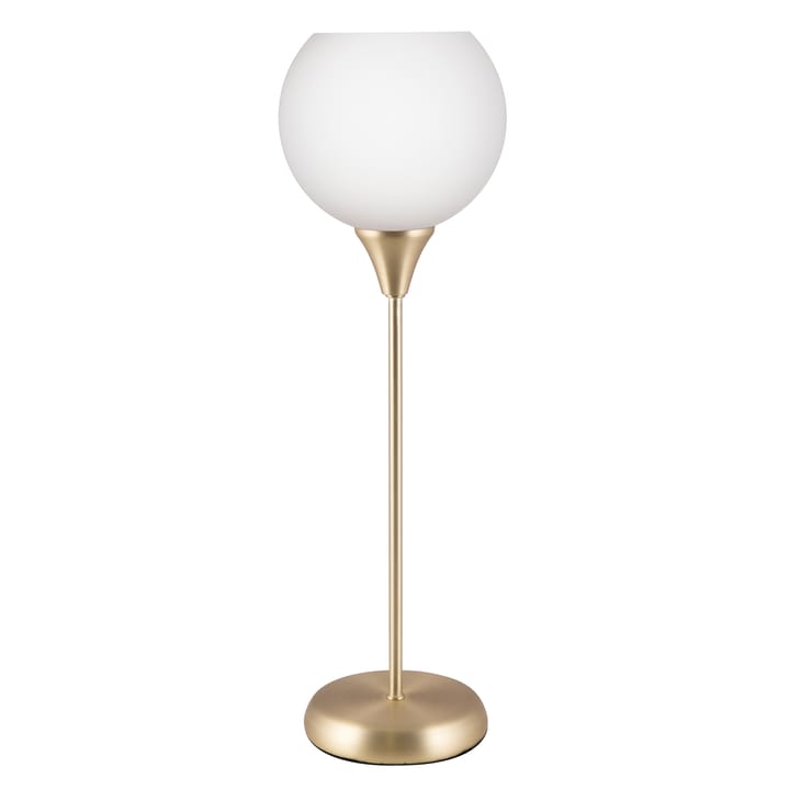 Bowl pöytälamppu opaalilasi - Harjattu messinki - Globen Lighting