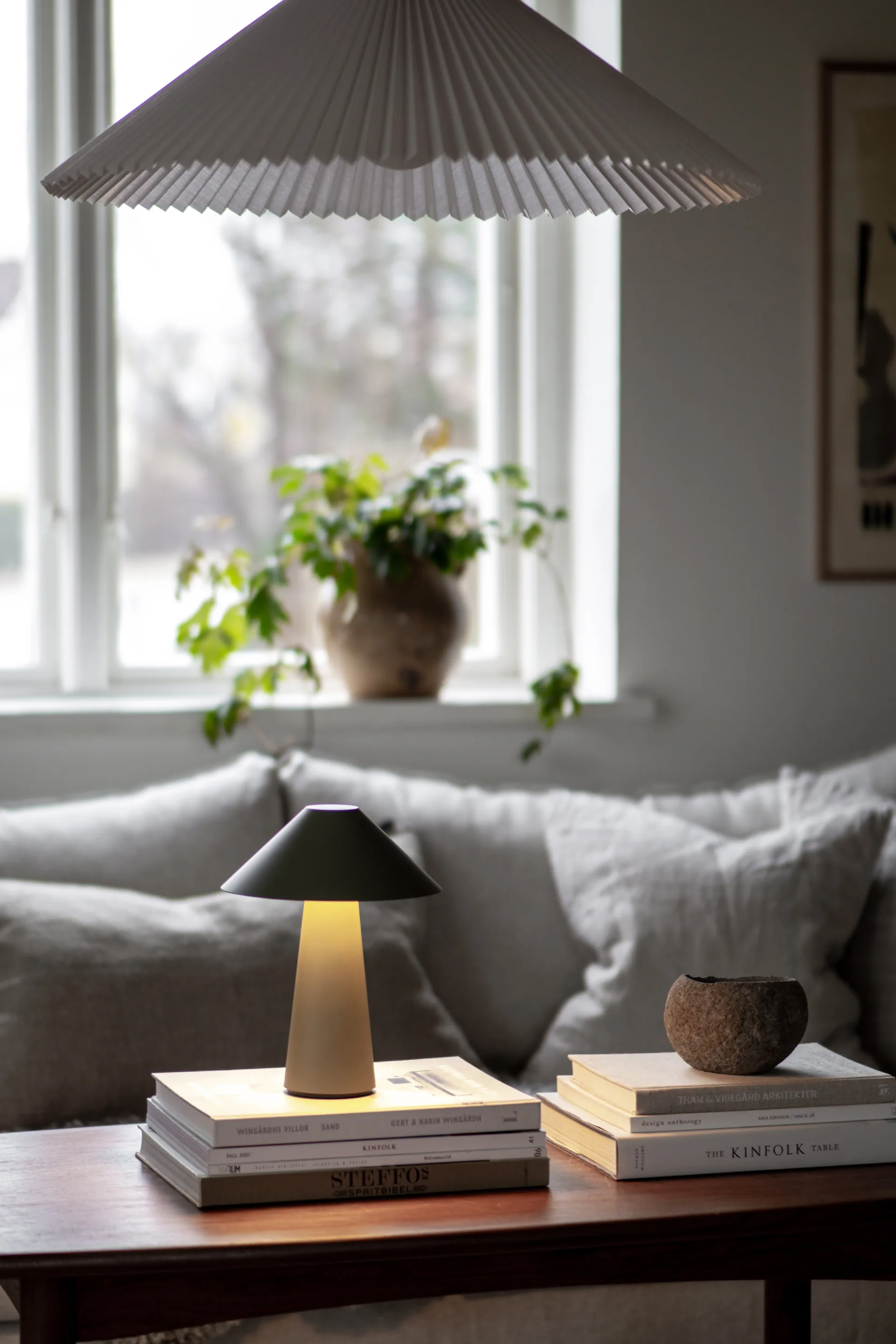 Cannes kannettava pöytävalaisin, Vihreä Globen Lighting