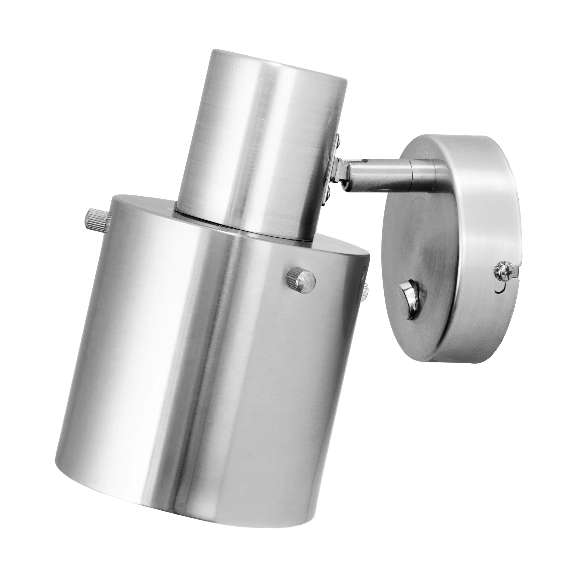 Clark 1 seinälamppu, Harjattua terästä Globen Lighting