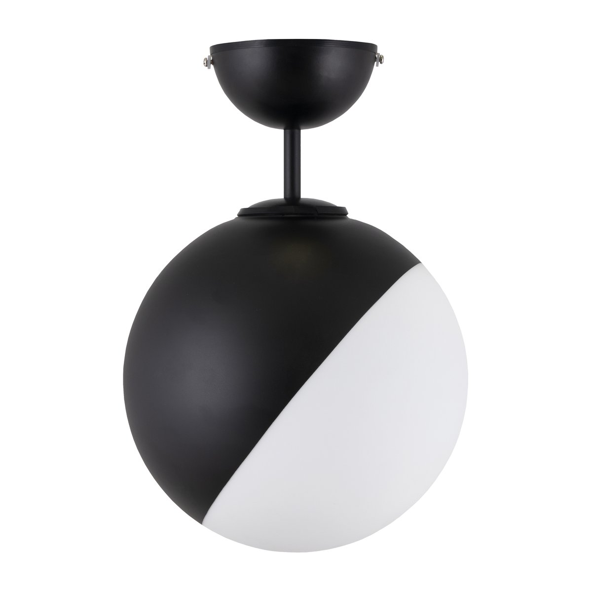 Globen Lighting Contur plafondi 25 cm Musta-valkoinen