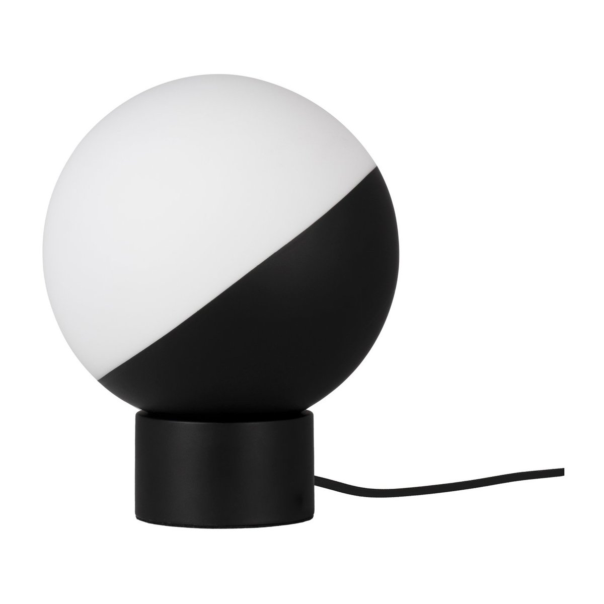 Globen Lighting Contur pöytävalaisin Ø 20 cm Musta-valkoinen