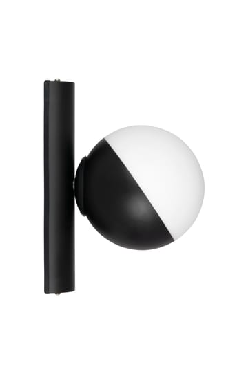 Contur seinävalaisin Ø 15 cm - Musta-valkoinen - Globen Lighting