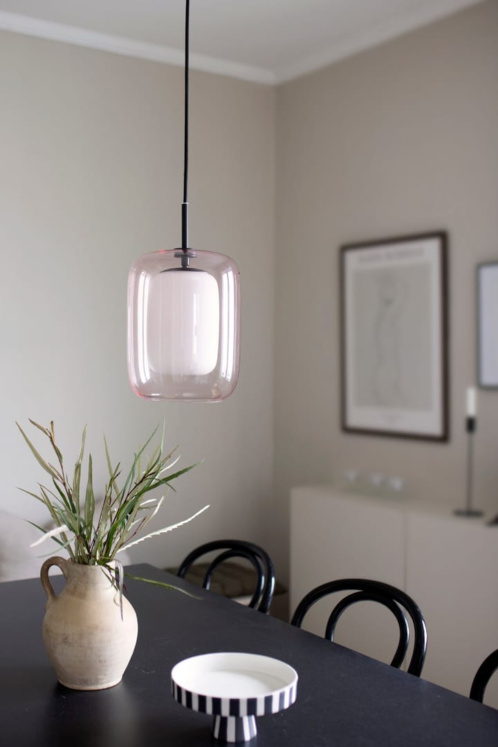 Cuboza riippuvalaisin Ø 20 cm, Persikka-valkoinen Globen Lighting