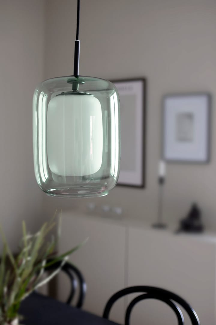 Cuboza riippuvalaisin Ø 20 cm, Vihreä-valkoinen Globen Lighting