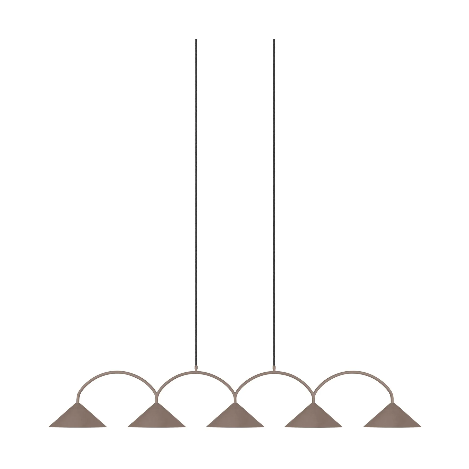 Curve riippuvalaisin 5, Mocha Globen Lighting