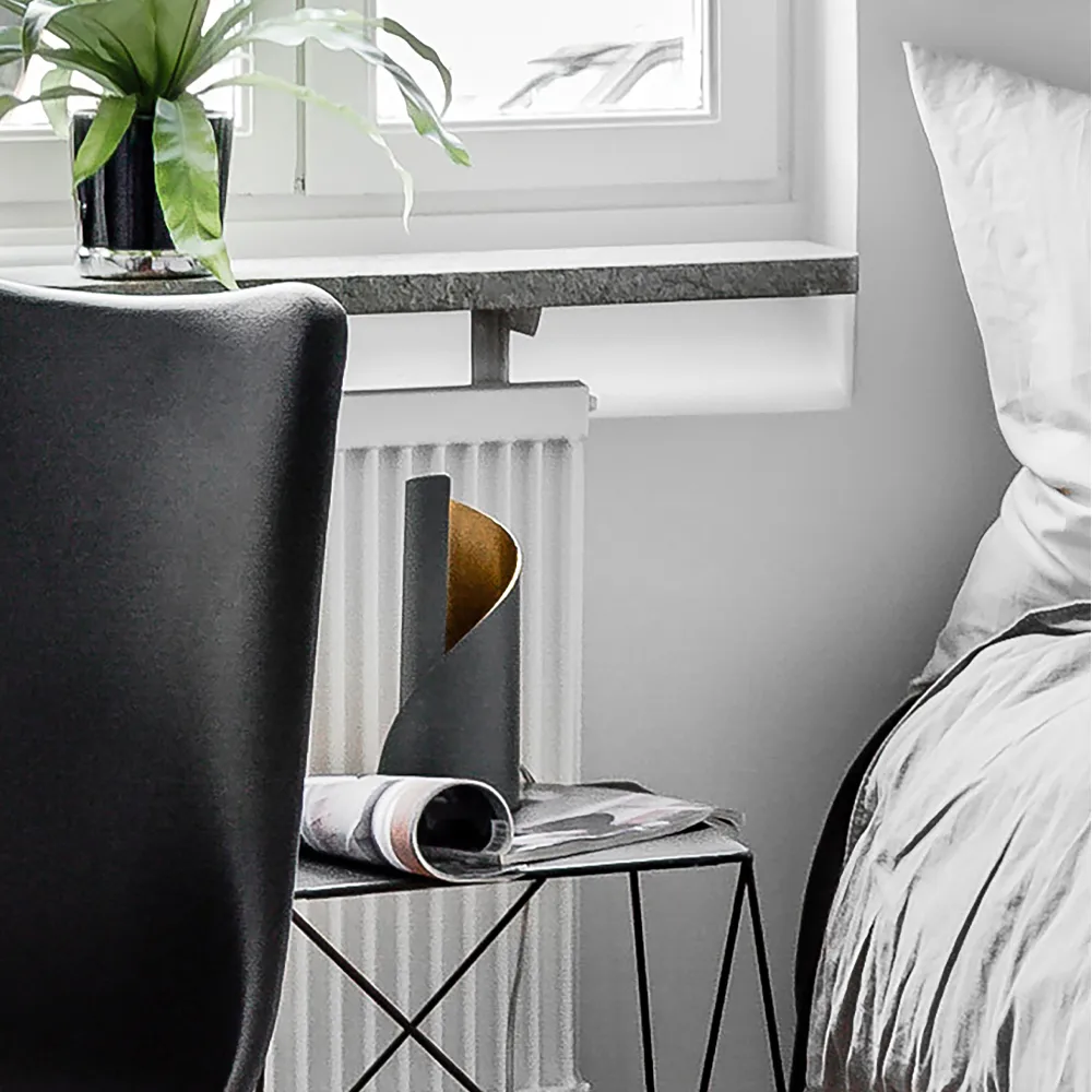 Eternity pöytävalaisin, Vaaleanpunainen/messinki Globen Lighting