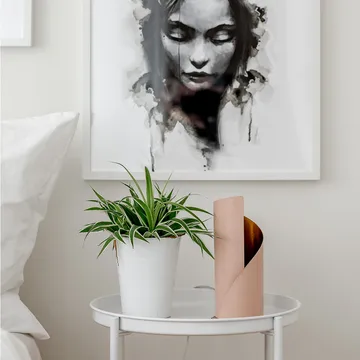 Eternity pöytävalaisin - Vaaleanpunainen/messinki - Globen Lighting