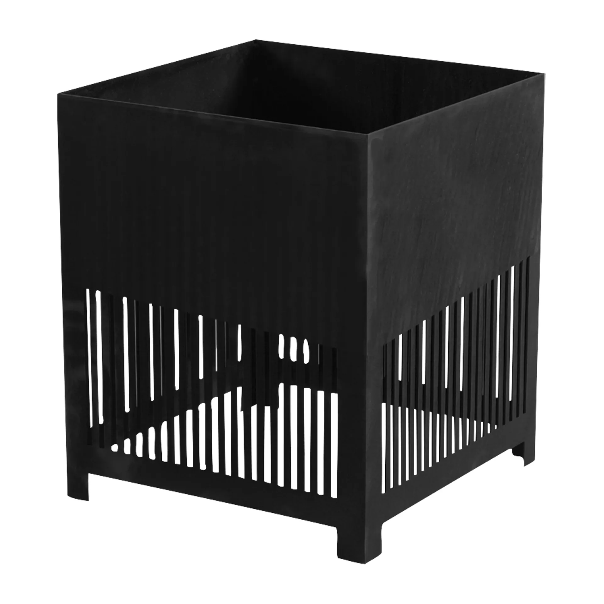 Falsterbo lattiavalaisin/ruukku 40 cm, Musta Corten Globen Lighting