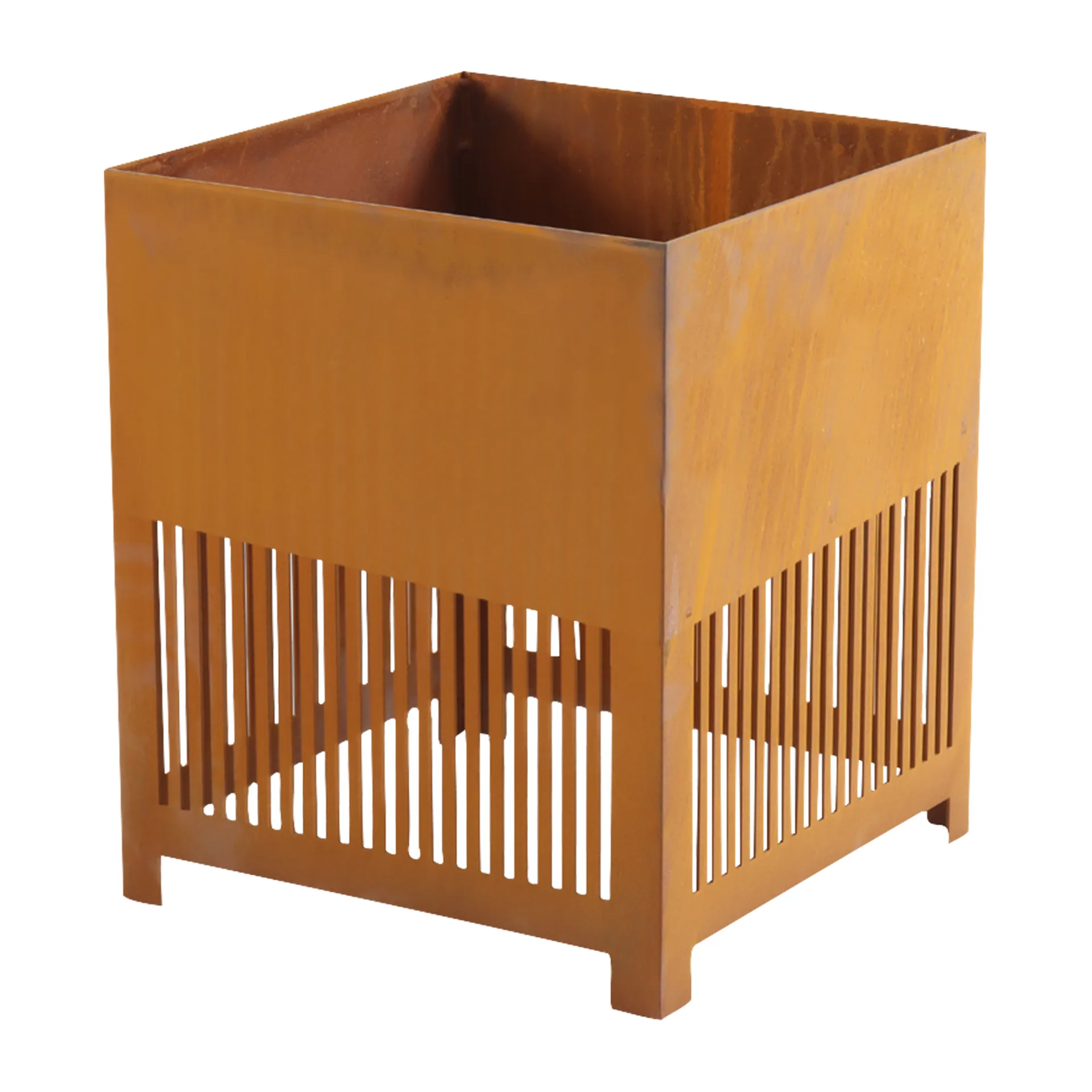 Falsterbo lattiavalaisin/ruukku 40 cm, Raaka Corten Globen Lighting