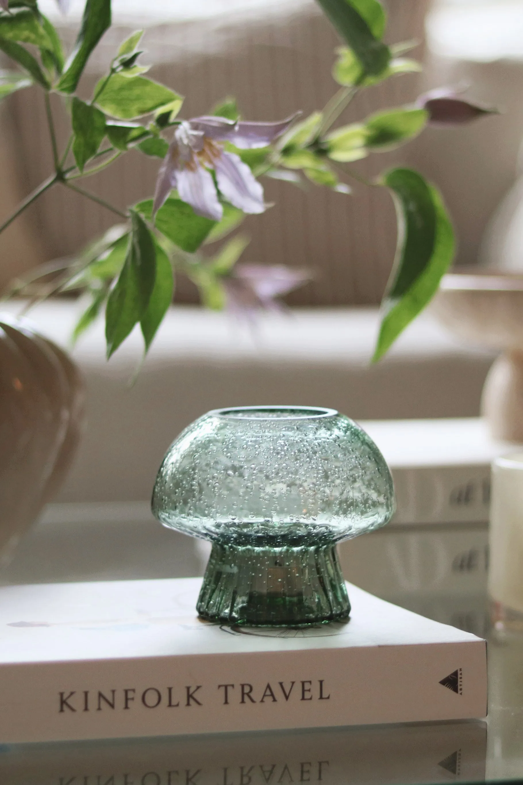 Fungo 12 tuikkukynttilälyhty Special Edition, Vihreä Globen Lighting