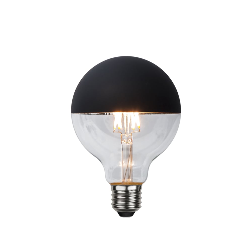 Globen Lighting Glob LED -valonlähde Kirkas ylhäältä peilattu musta e27 2,8w e27 4w
