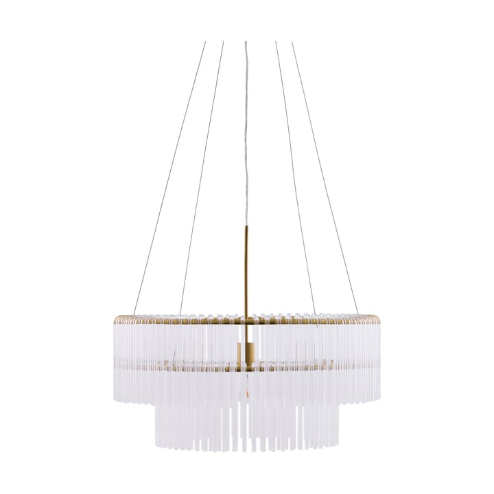Hook 60 riippuvalaisin - Klar-harjattu messingistä - Globen Lighting