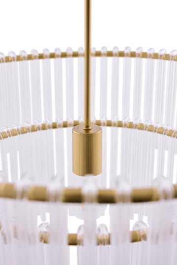 Hook 60 riippuvalaisin - Klar-harjattu messingistä - Globen Lighting