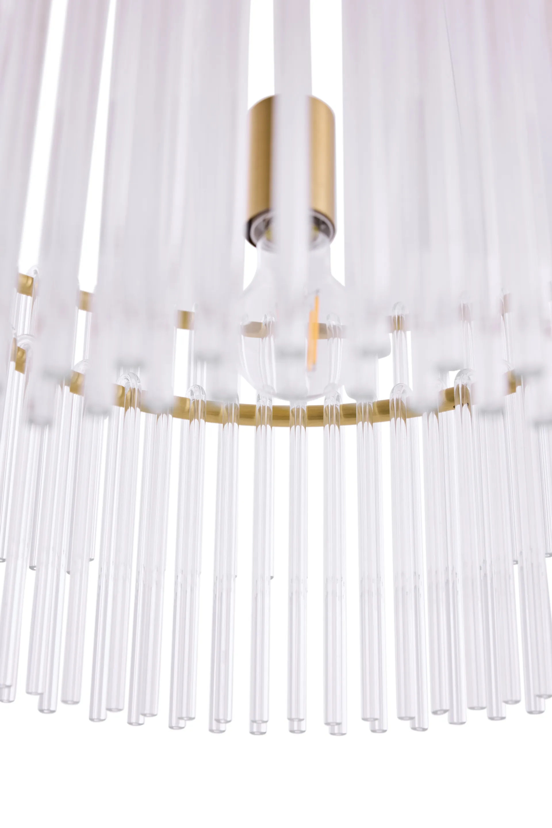 Hook 60 riippuvalaisin, Klar-harjattu messingistä Globen Lighting