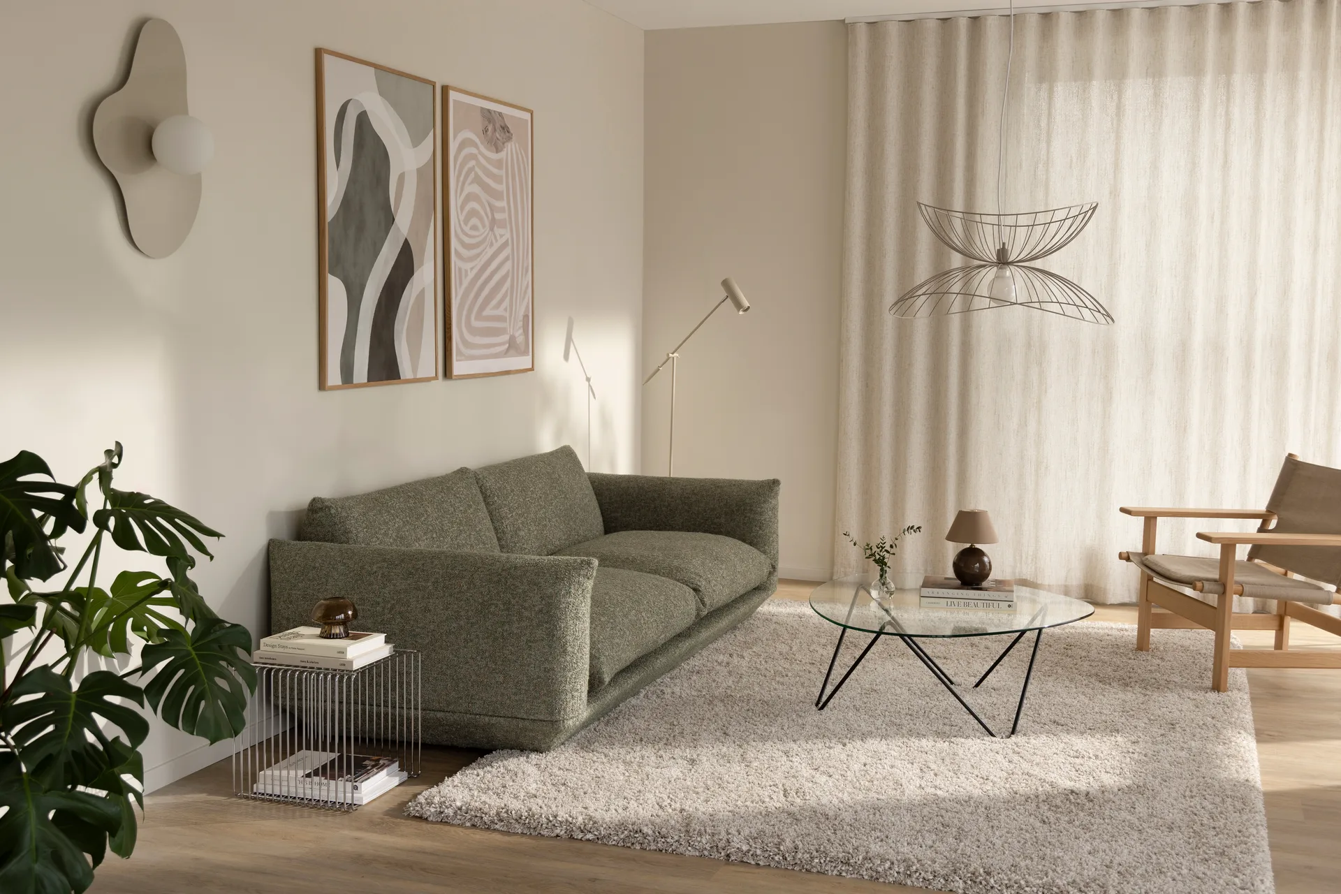 Iris 16 kannettava pöytävalaisin, Mocha Globen Lighting