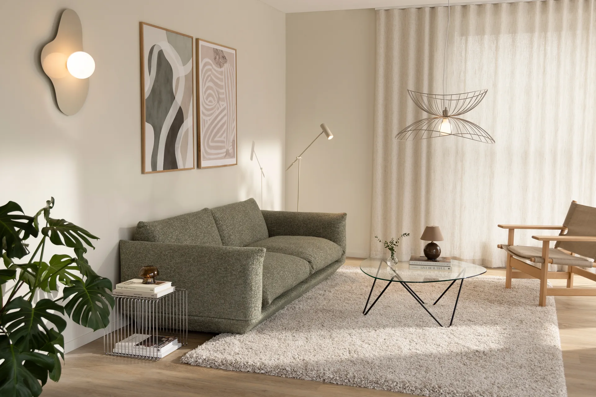 Iris 16 kannettava pöytävalaisin, Mocha Globen Lighting