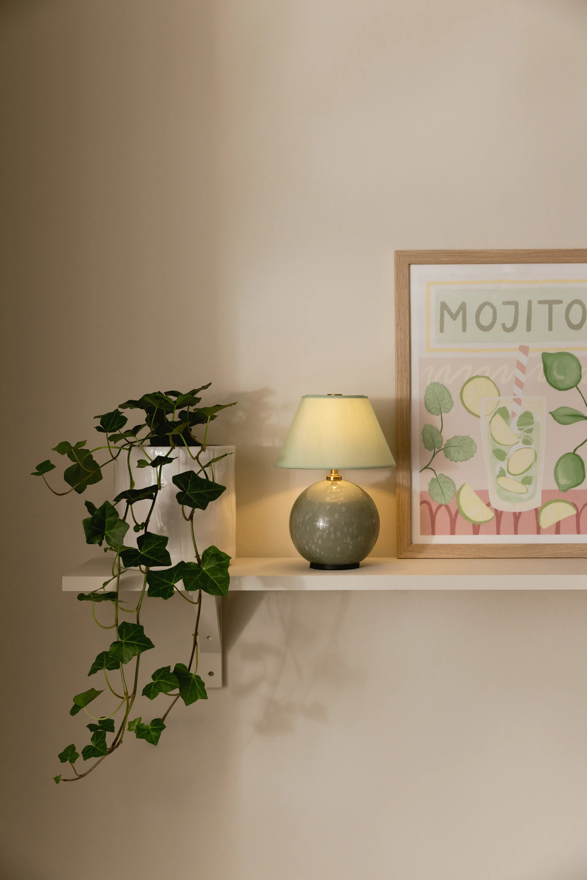 Iris 16 kannettava pöytävalaisin, Vihreä Globen Lighting